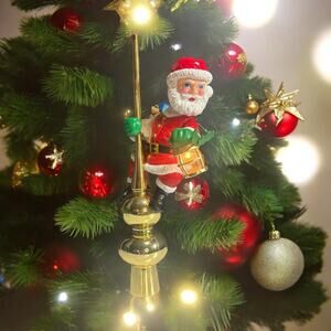 Vintage Mr. Christmas Santa Animated Tree Topper